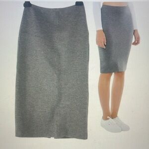 Grey stretchy American apparel pencil skirt XS